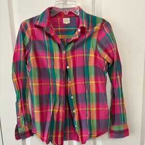 J. Crew Plaid Button Down